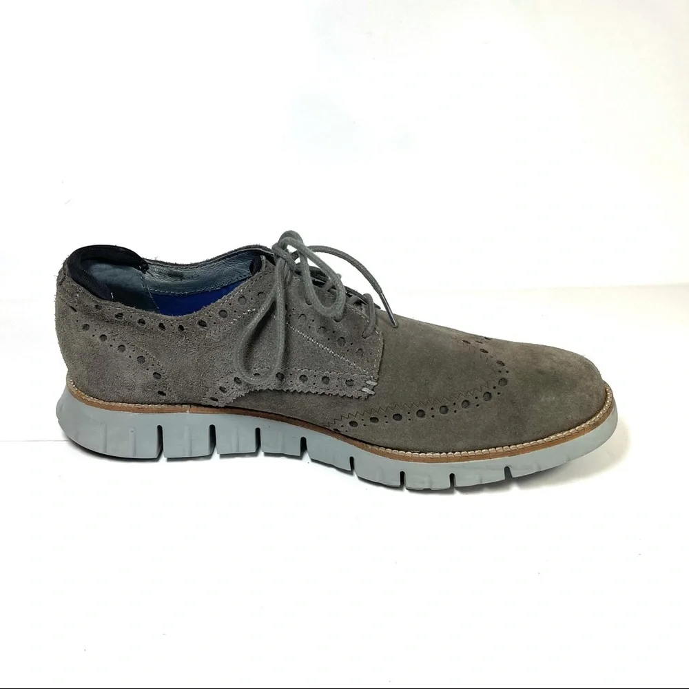 Mark‎ Nason Los Angeles Men’s Wingtip Oxfords Gray Suede Size 11
